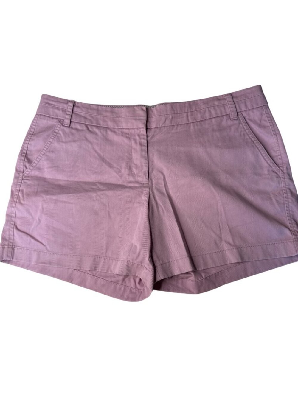 J.Crew Chino 4" Shorts Womens Size 12 Dusty Pink 100% Cotton Casual Summer Wear